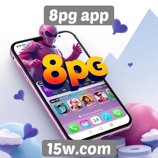 Gráficos e usabilidade do 8pg app em destaque